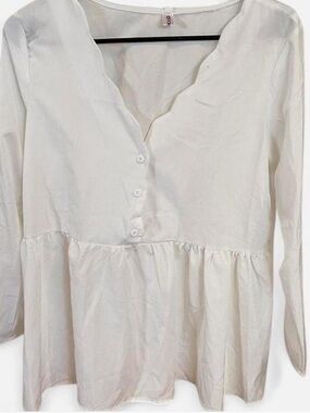White long sleeve dress shirt